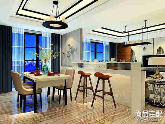 小户型餐厅吧台可以有吗？占地方吗