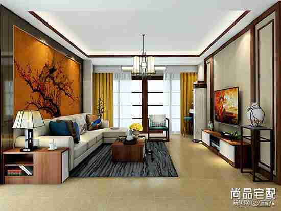 中式落地花瓶客厅摆设具体放哪儿比较好