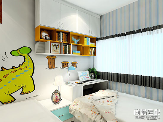 儿童房背景墙效果图