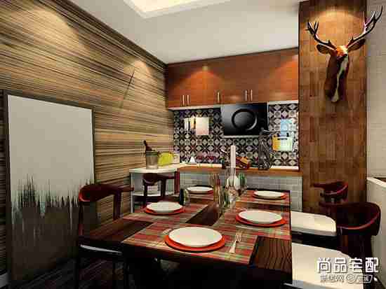 开放式厨房装修图