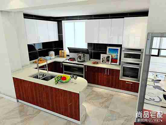 半开放式厨房图片欣赏