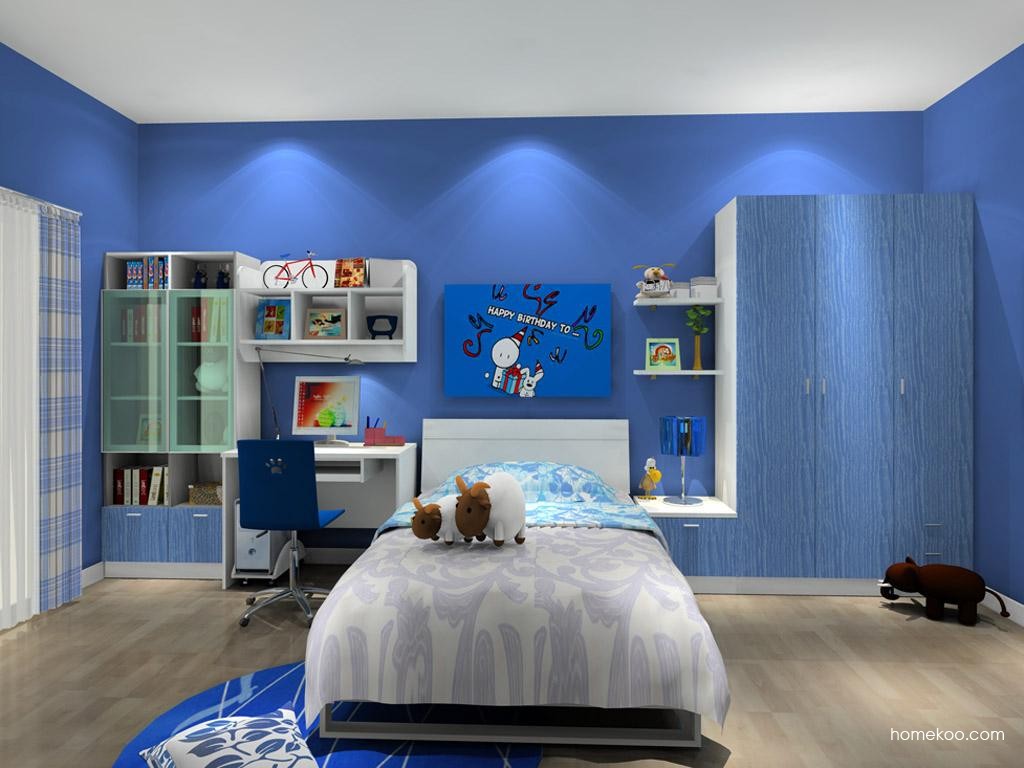 男孩儿童房家具风格,16㎡-19㎡儿童房,儿童房装修效果图_新居网